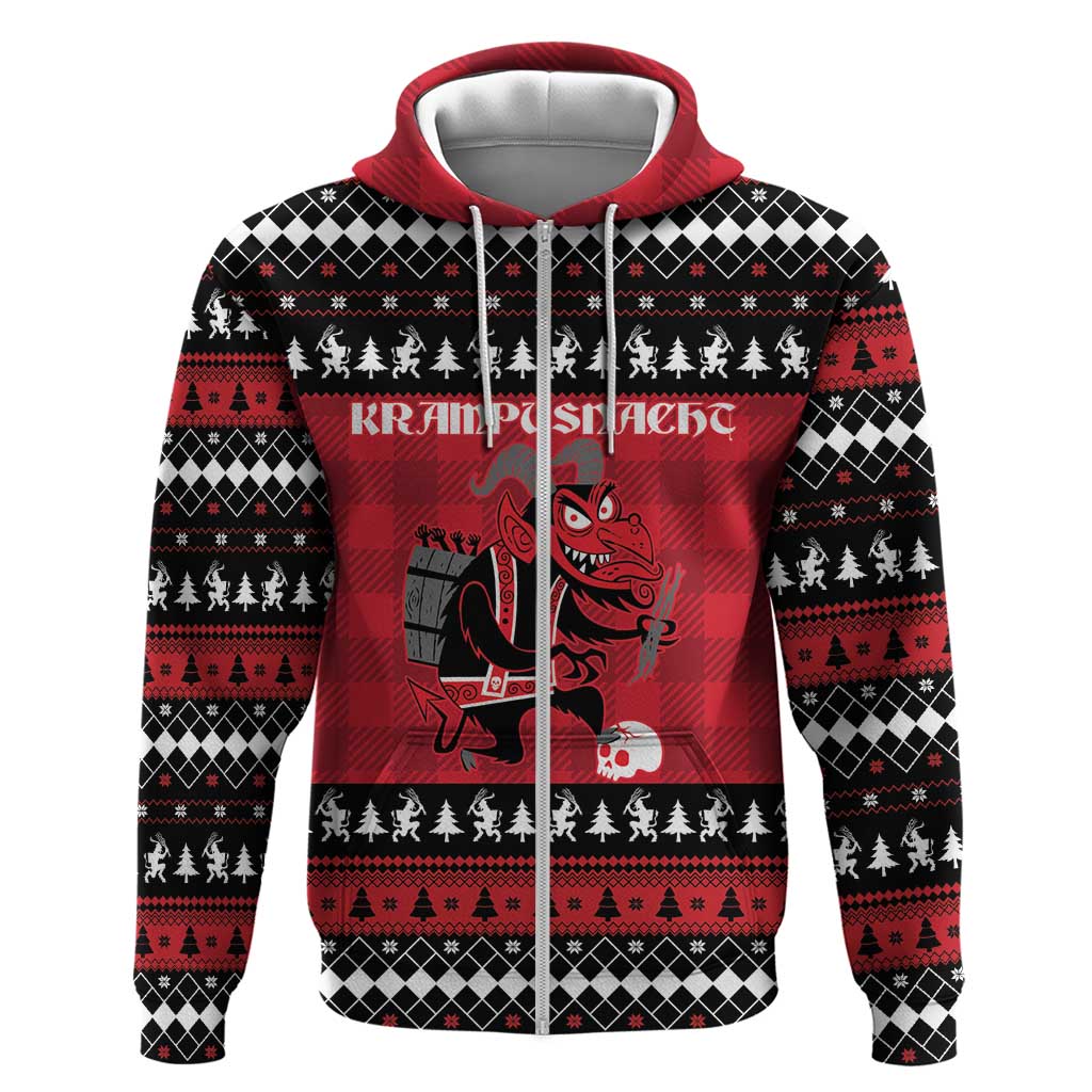Merry Krampusnacht Personalized Hoodie Austrian Bavaria Alpine Christmas Demons - Wonder Print Shop
