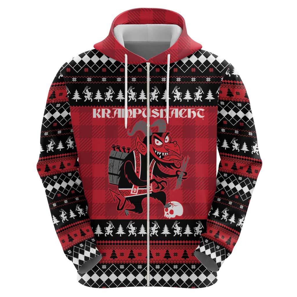 Merry Krampusnacht Personalized Hoodie Austrian Bavaria Alpine Christmas Demons - Wonder Print Shop