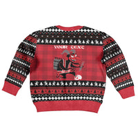 Merry Krampusnacht Personalized Kid Ugly Christmas Sweater Austrian Bavaria Alpine Christmas Demons - Wonder Print Shop