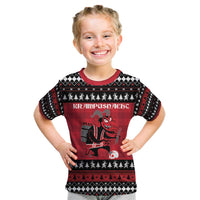 Merry Krampusnacht Personalized Kid T Shirt Austrian Bavaria Alpine Christmas Demons - Wonder Print Shop