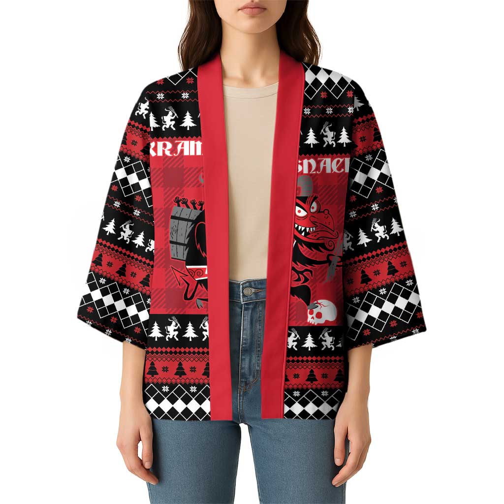 Merry Krampusnacht Personalized Kimono Austrian Bavaria Alpine Christmas Demons - Wonder Print Shop