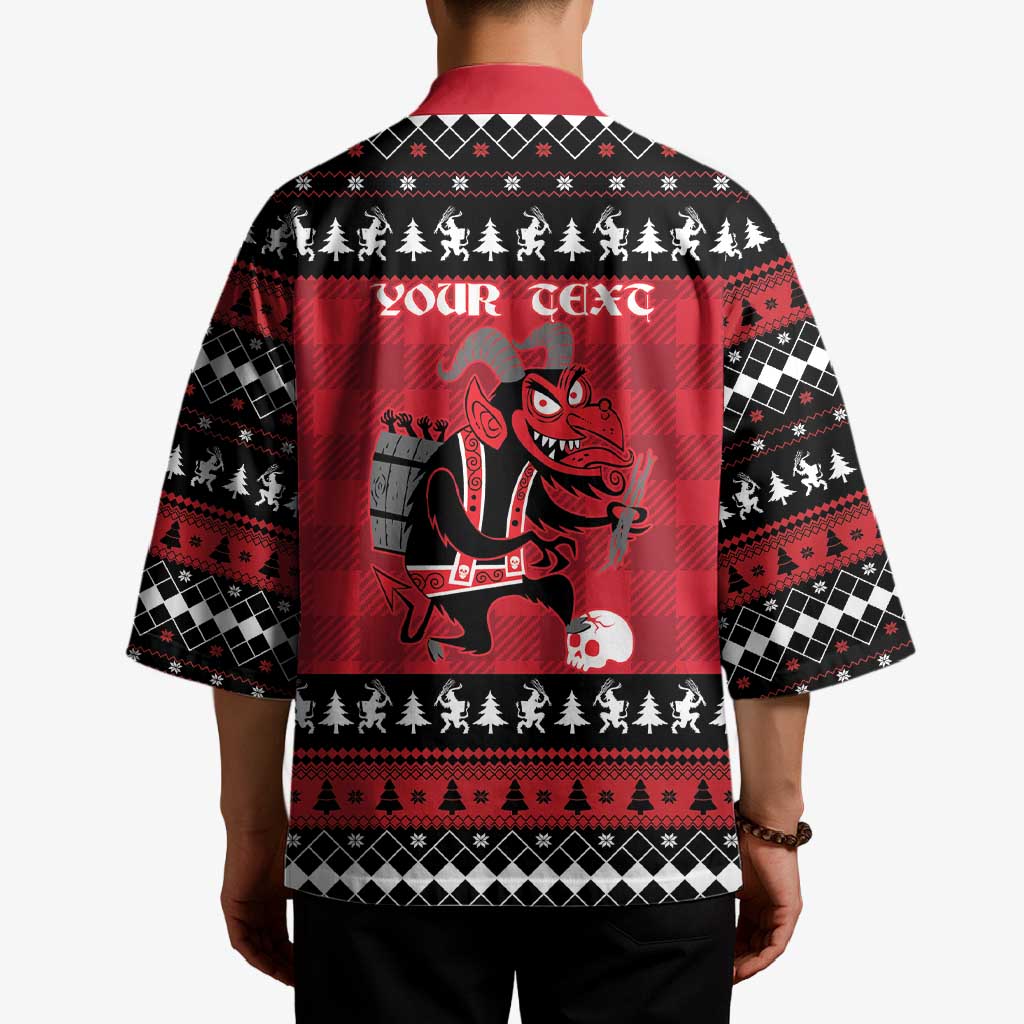 Merry Krampusnacht Personalized Kimono Austrian Bavaria Alpine Christmas Demons - Wonder Print Shop