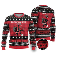 Merry Krampusnacht Personalized Ugly Christmas Sweater Austrian Bavaria Alpine Christmas Demons - Wonder Print Shop