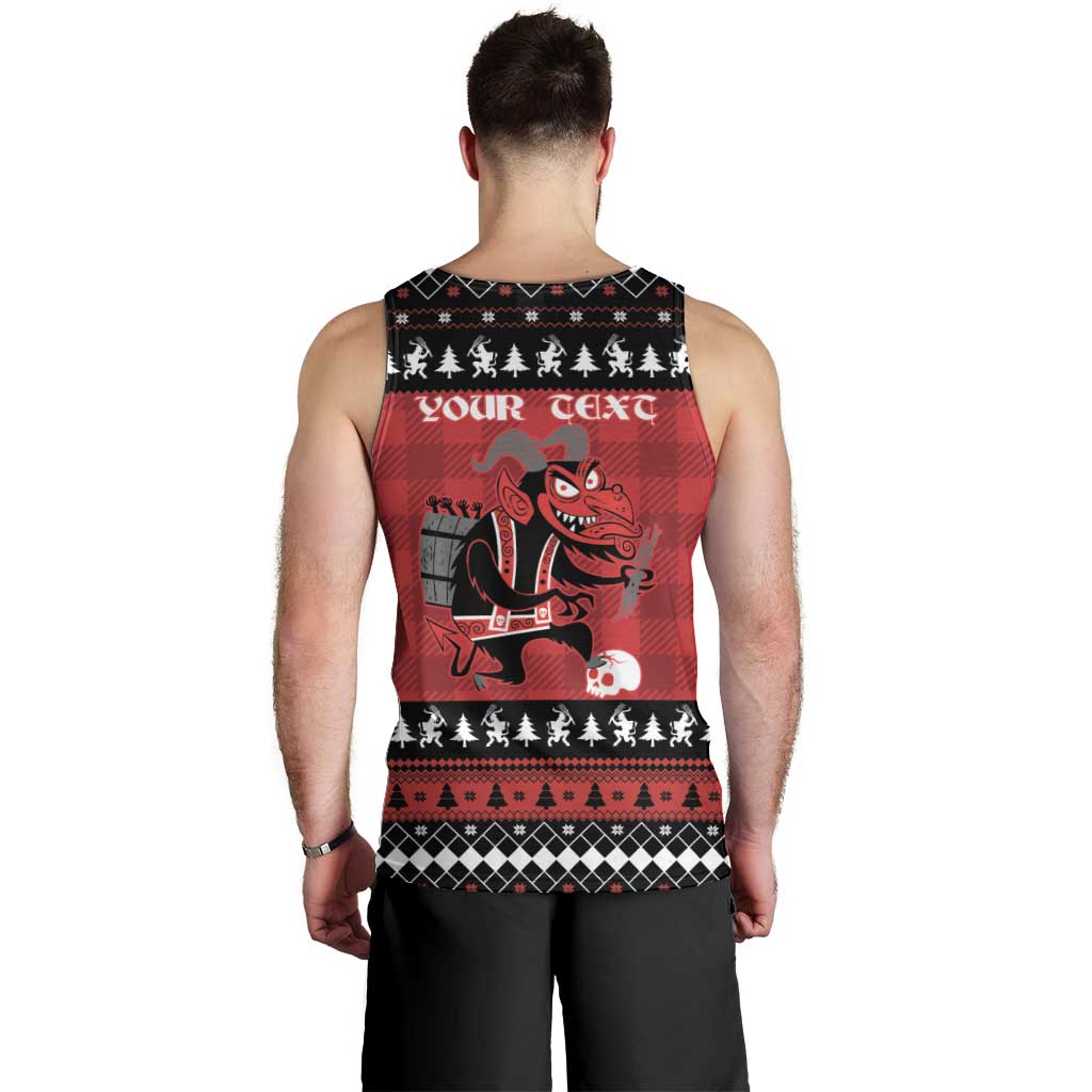 Merry Krampusnacht Personalized Men Tank Top Austrian Bavaria Alpine Christmas Demons - Wonder Print Shop