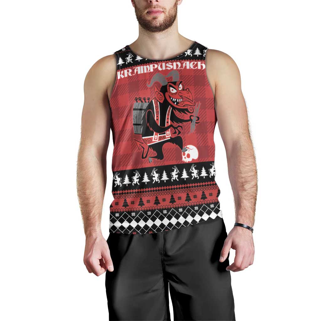 Merry Krampusnacht Personalized Men Tank Top Austrian Bavaria Alpine Christmas Demons - Wonder Print Shop