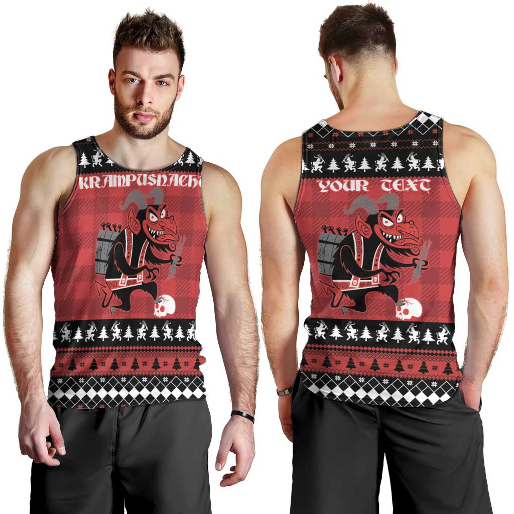 Merry Krampusnacht Personalized Men Tank Top Austrian Bavaria Alpine Christmas Demons - Wonder Print Shop