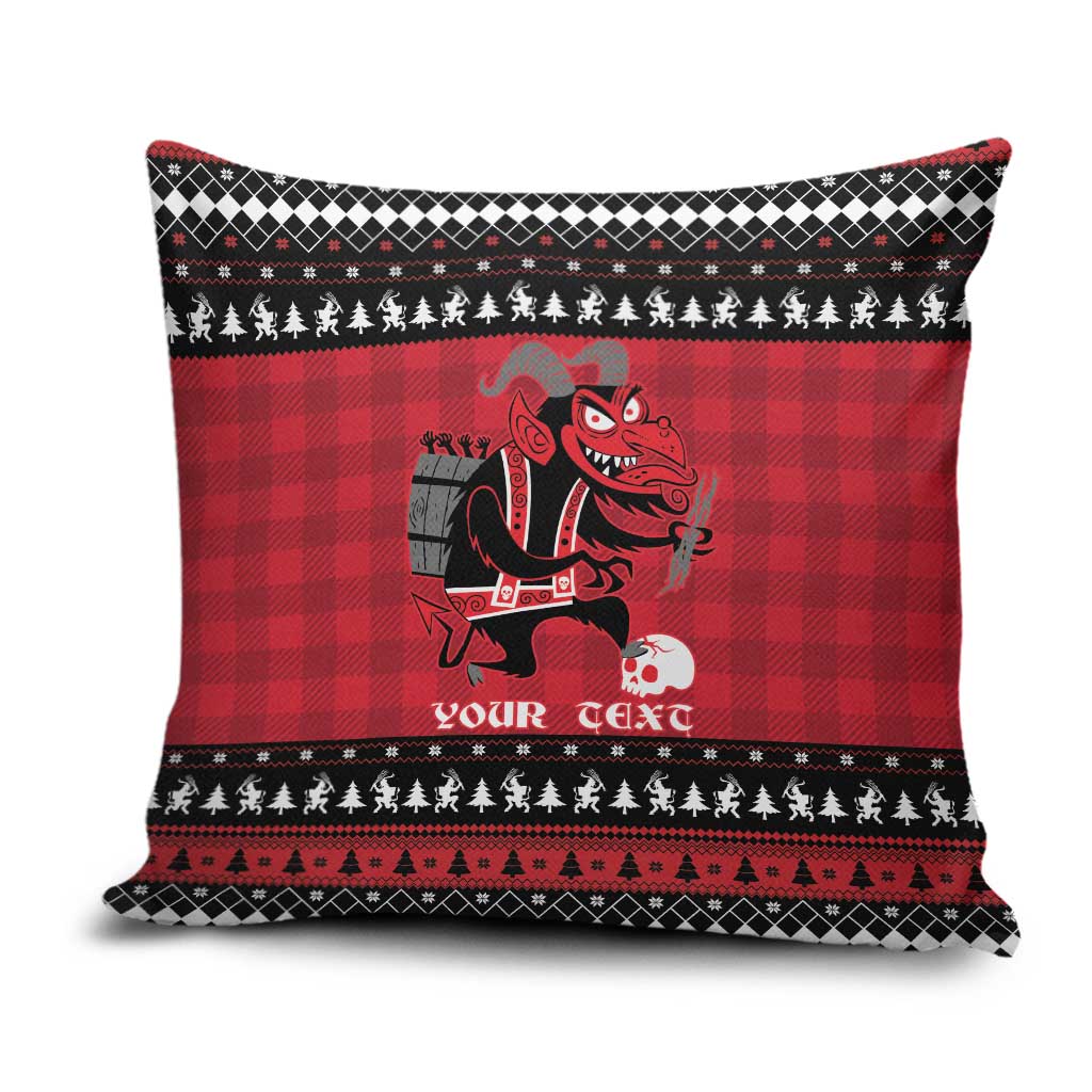 Merry Krampusnacht Personalized Pillow Cover Austrian Bavaria Alpine Christmas Demons - Wonder Print Shop