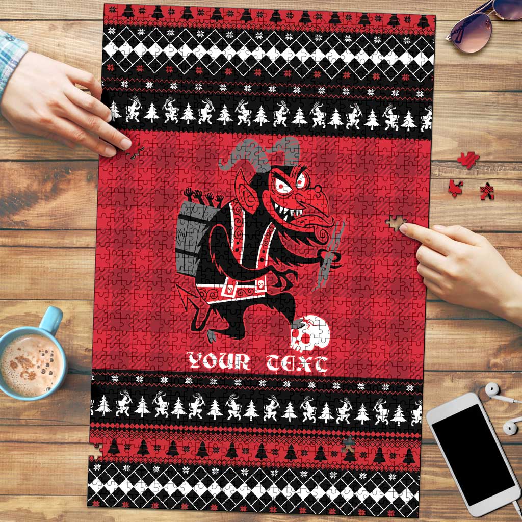 Merry Krampusnacht Personalized Puzzle Austrian Bavaria Alpine Christmas Demons - Wonder Print Shop