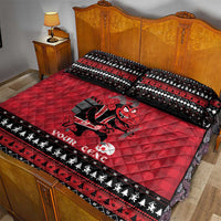 Merry Krampusnacht Personalized Quilt Bed Set Austrian Bavaria Alpine Christmas Demons - Wonder Print Shop