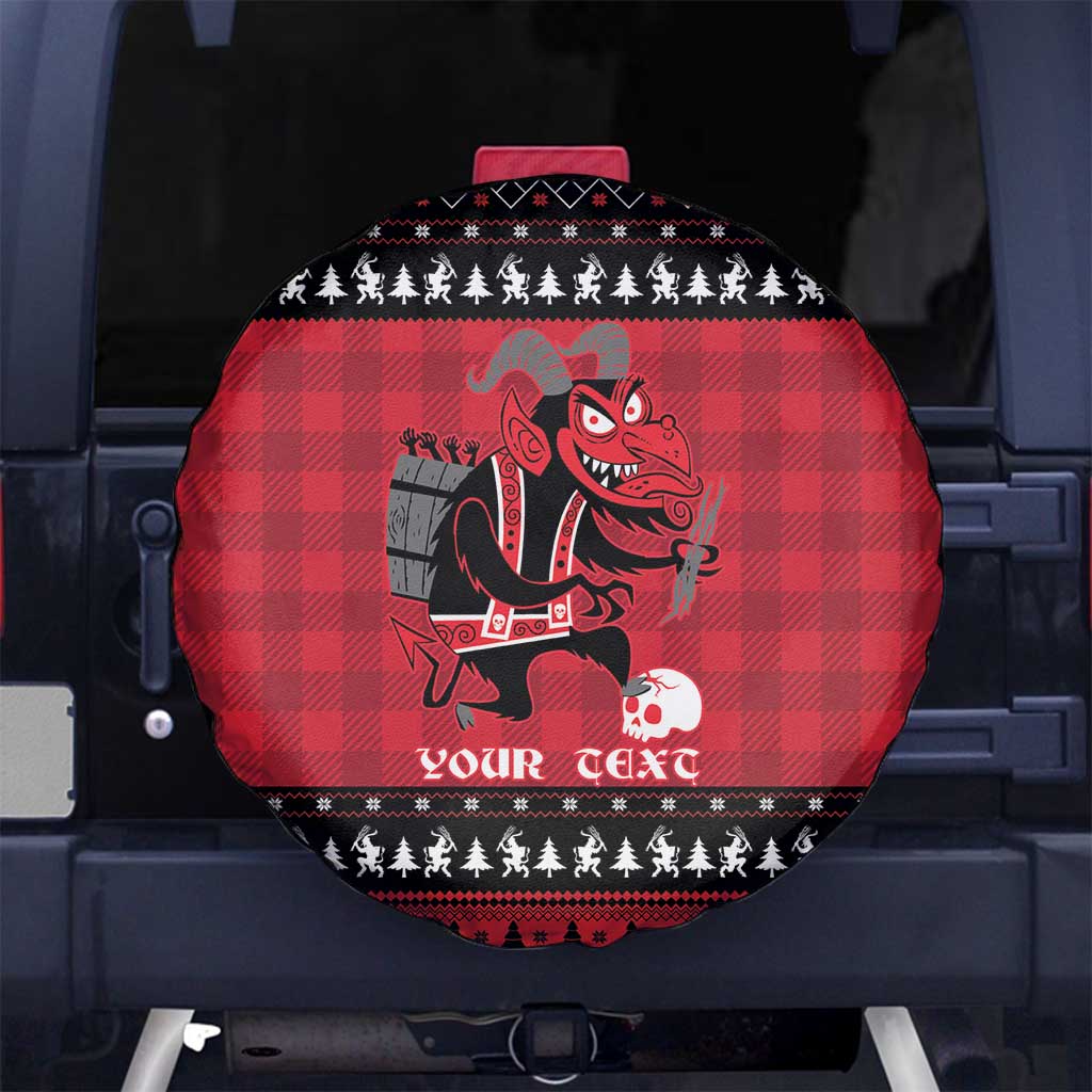Merry Krampusnacht Personalized Spare Tire Cover Austrian Bavaria Alpine Christmas Demons - Wonder Print Shop
