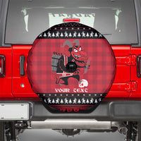 Merry Krampusnacht Personalized Spare Tire Cover Austrian Bavaria Alpine Christmas Demons - Wonder Print Shop