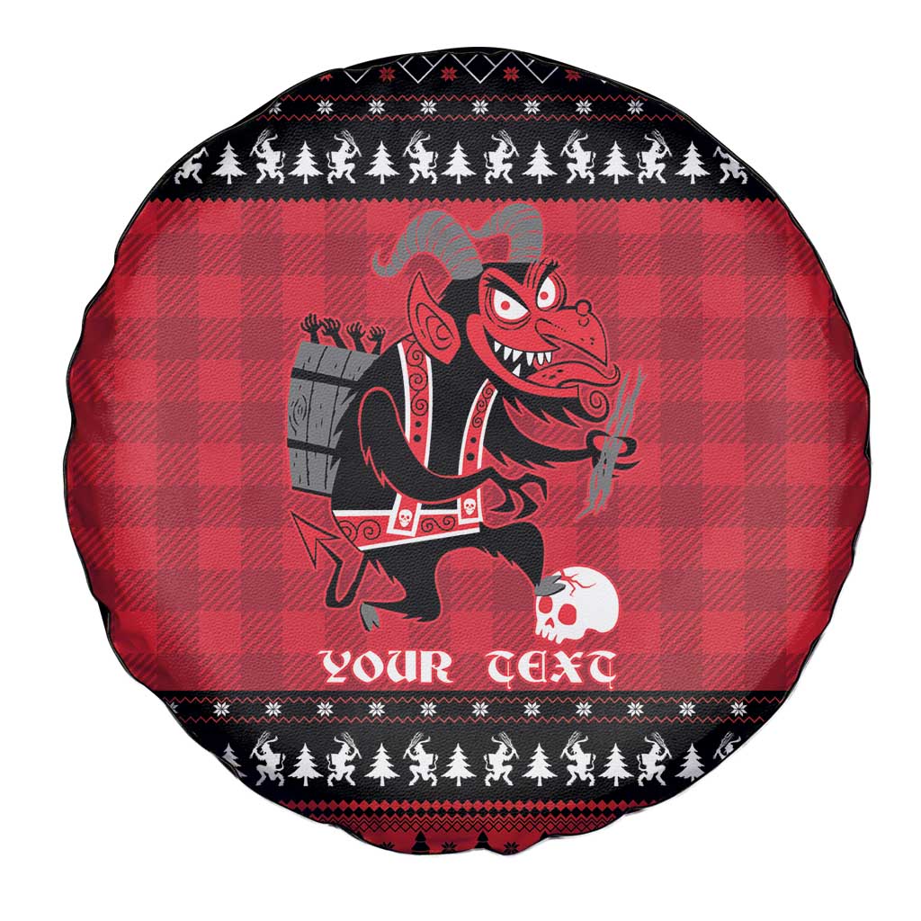 Merry Krampusnacht Personalized Spare Tire Cover Austrian Bavaria Alpine Christmas Demons - Wonder Print Shop