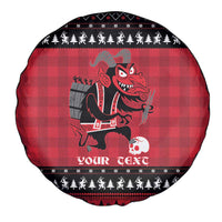 Merry Krampusnacht Personalized Spare Tire Cover Austrian Bavaria Alpine Christmas Demons - Wonder Print Shop
