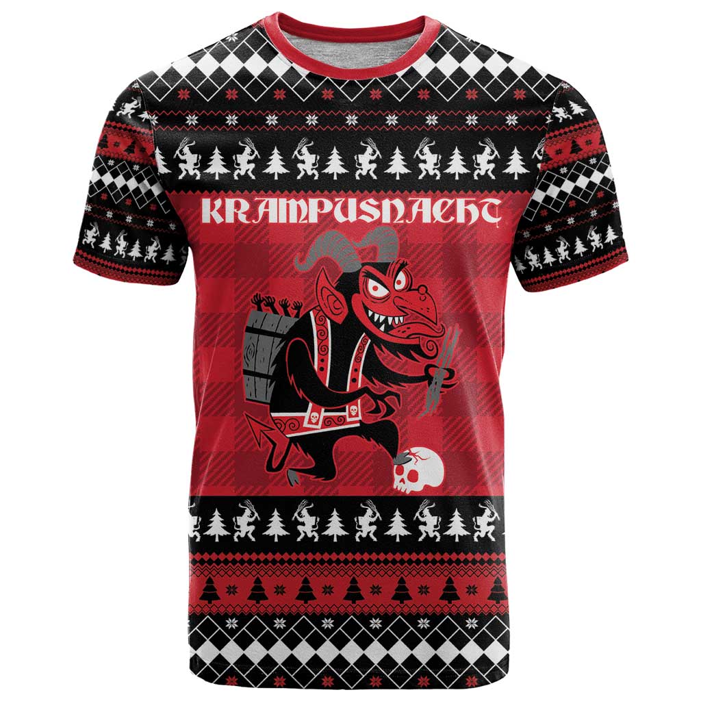 Merry Krampusnacht Personalized T Shirt Austrian Bavaria Alpine Christmas Demons - Wonder Print Shop