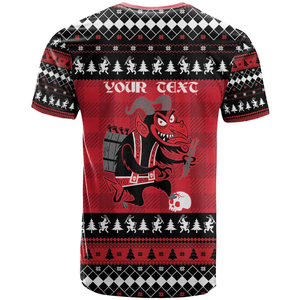 Merry Krampusnacht Personalized T Shirt Austrian Bavaria Alpine Christmas Demons - Wonder Print Shop