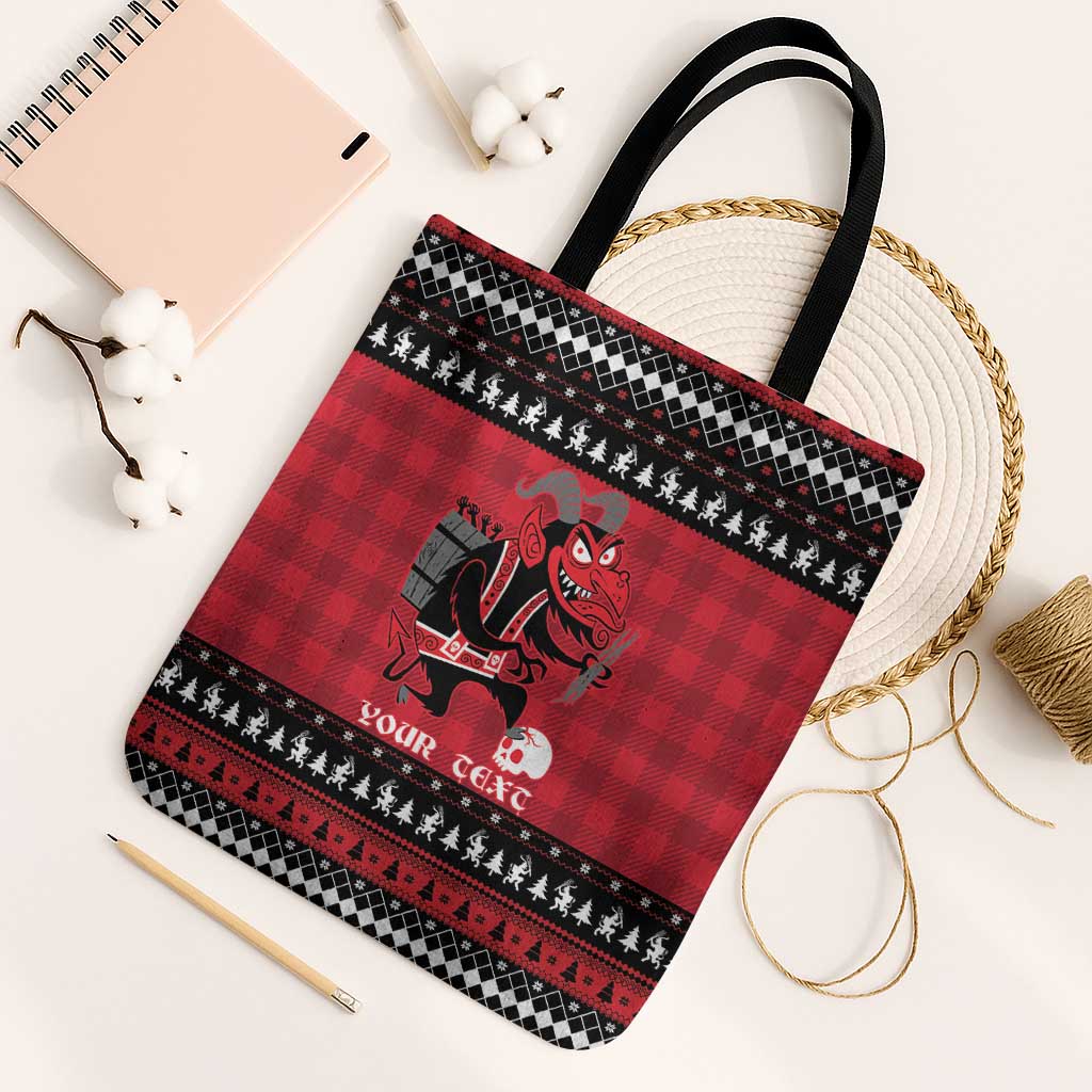Merry Krampusnacht Personalized Tote Bag Austrian Bavaria Alpine Christmas Demons - Wonder Print Shop