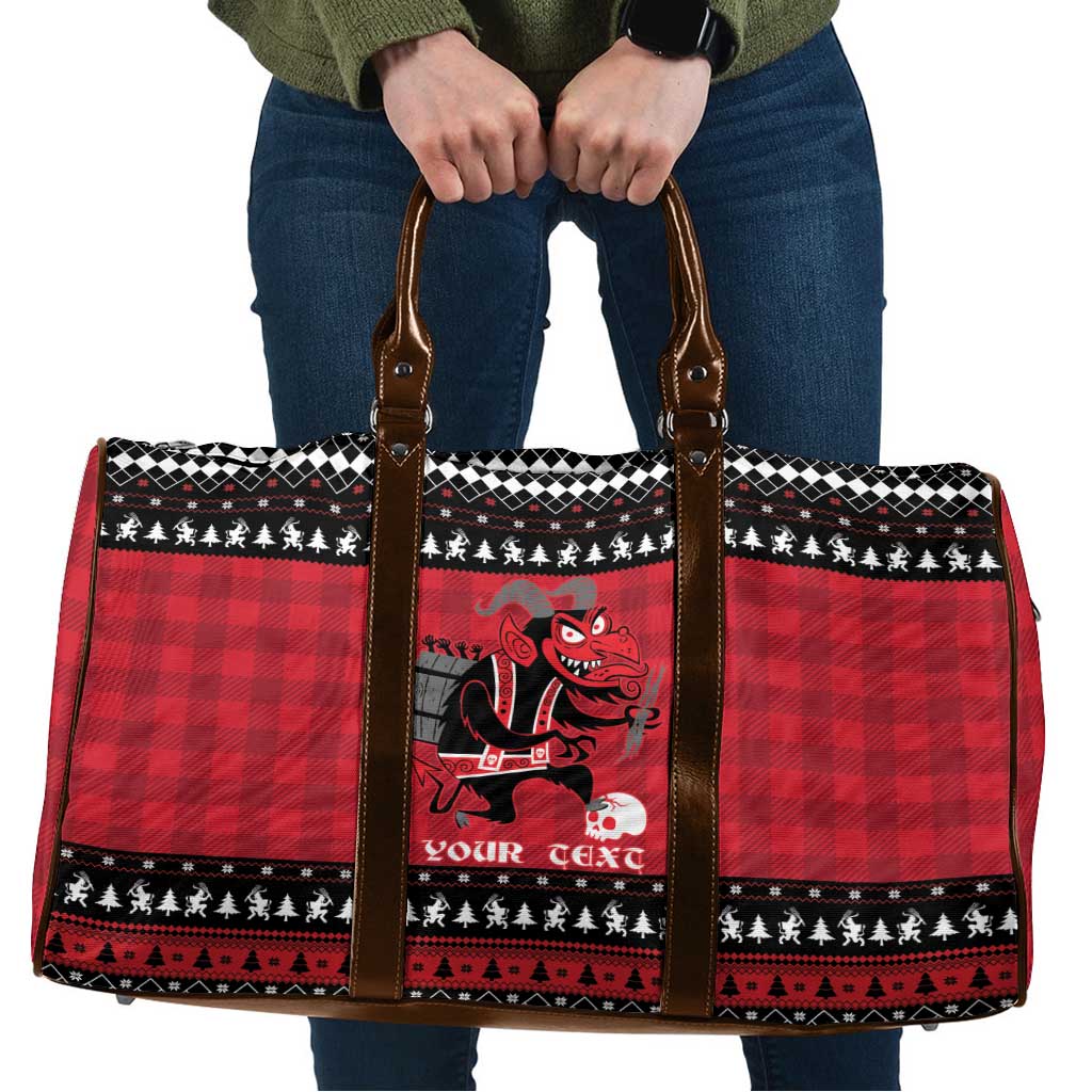 Merry Krampusnacht Personalized Travel Bag Austrian Bavaria Alpine Christmas Demons - Wonder Print Shop
