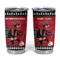 Merry Krampusnacht Personalized Tumbler Cup Austrian Bavaria Alpine Christmas Demons - Wonder Print Shop