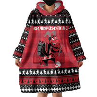 Merry Krampusnacht Personalized Wearable Blanket Hoodie Austrian Bavaria Alpine Christmas Demons - Wonder Print Shop