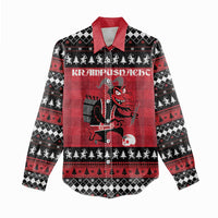 Merry Krampusnacht Personalized Women Casual Shirt Austrian Bavaria Alpine Christmas Demons - Wonder Print Shop