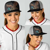 Black Mexico Aztec Baseball Net Cap Special Edition Heritage - Wonder Print Shop