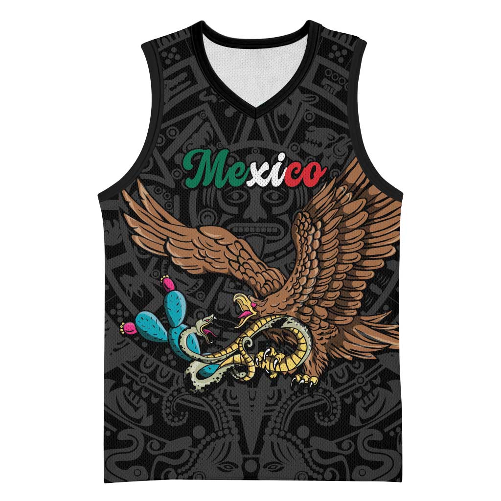Black Mexico Aztec Custom Basketball Jersey Special Edition Heritage - Wonder Print Shop