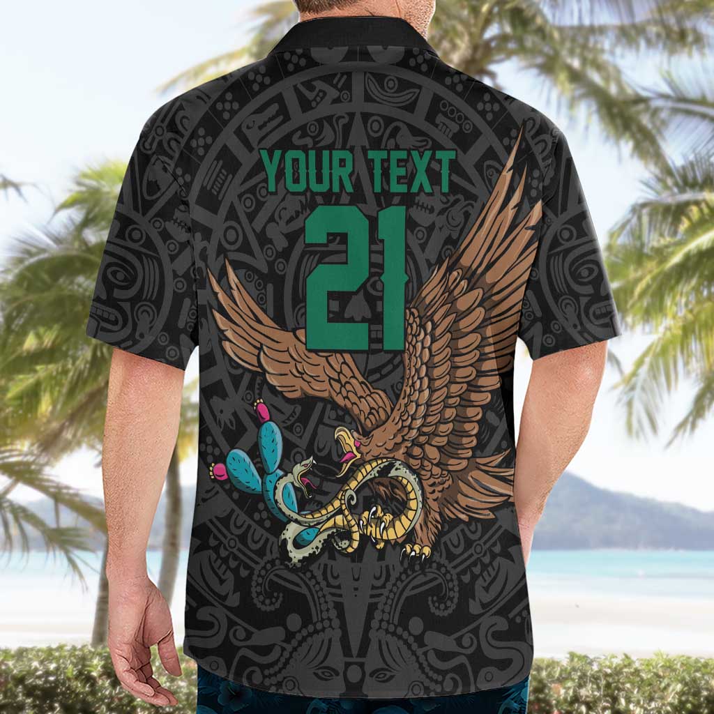 Black Mexico Aztec Custom Hawaiian Shirt Special Edition Heritage - Wonder Print Shop