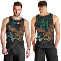 Black Mexico Aztec Custom Men Tank Top Special Edition Heritage - Wonder Print Shop