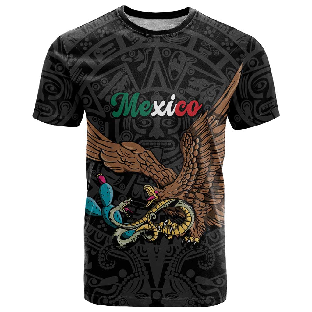 Black Mexico Aztec Custom T Shirt Special Edition Heritage - Wonder Print Shop