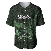 Green Mexico Aztec Custom Baseball Jersey Special Edition Heritage - Wonder Print Shop