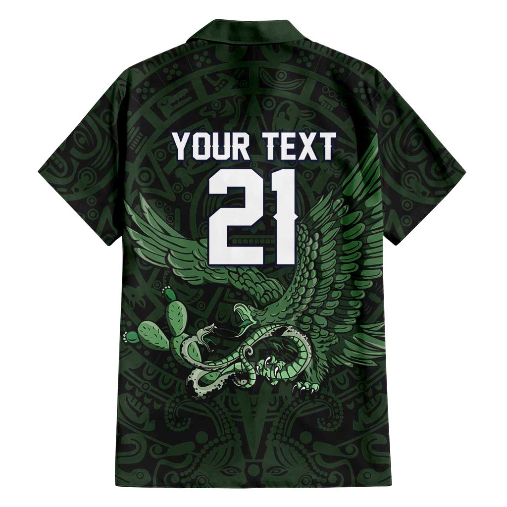 Green Mexico Aztec Custom Hawaiian Shirt Special Edition Heritage - Wonder Print Shop