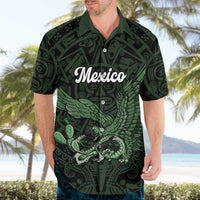 Green Mexico Aztec Custom Hawaiian Shirt Special Edition Heritage - Wonder Print Shop