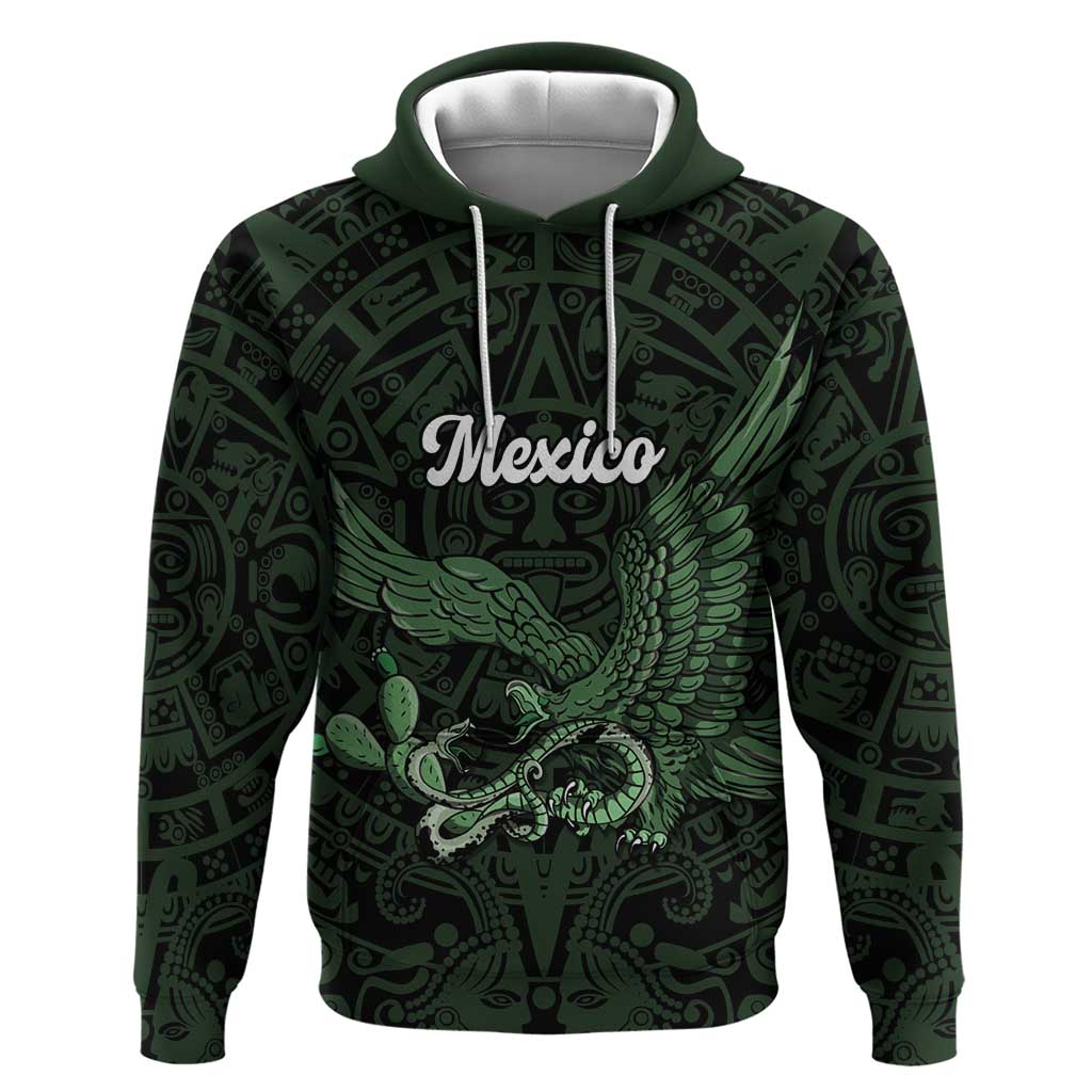 Green Mexico Aztec Custom Hoodie Special Edition Heritage - Wonder Print Shop