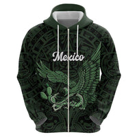 Green Mexico Aztec Custom Hoodie Special Edition Heritage - Wonder Print Shop
