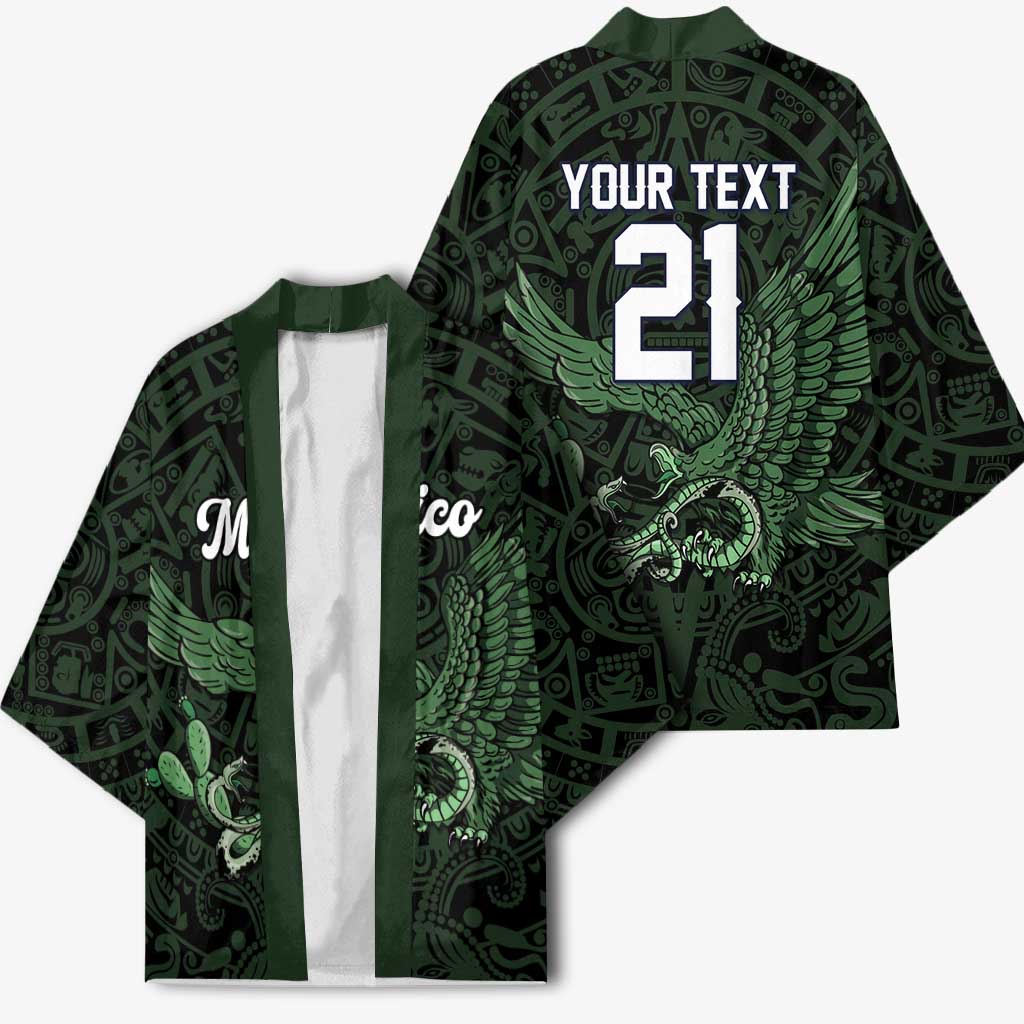 Green Mexico Aztec Custom Kimono Special Edition Heritage - Wonder Print Shop