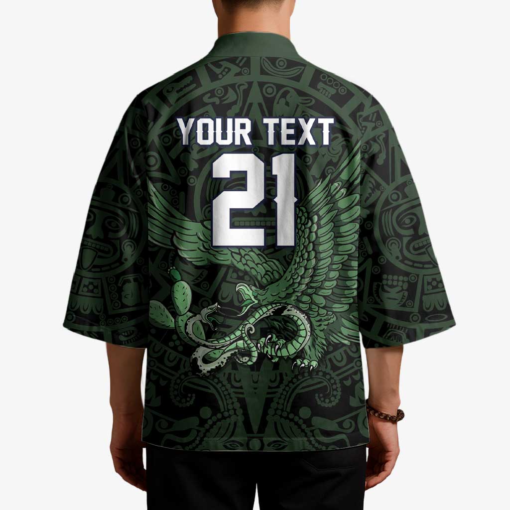 Green Mexico Aztec Custom Kimono Special Edition Heritage - Wonder Print Shop