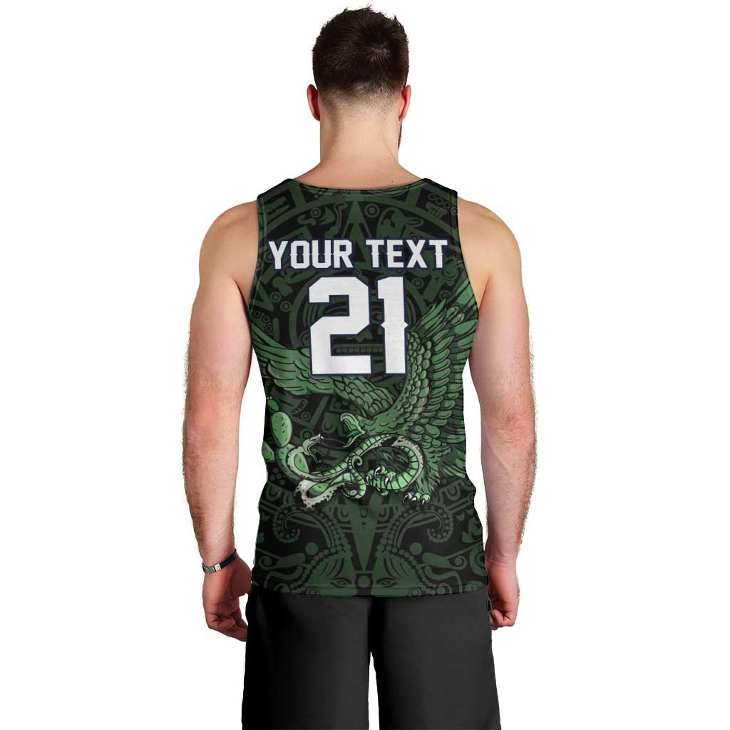 Green Mexico Aztec Custom Men Tank Top Special Edition Heritage - Wonder Print Shop