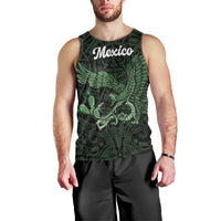 Green Mexico Aztec Custom Men Tank Top Special Edition Heritage - Wonder Print Shop