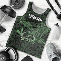 Green Mexico Aztec Custom Men Tank Top Special Edition Heritage - Wonder Print Shop