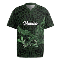 Green Mexico Aztec Custom Rugby Jersey Special Edition Heritage - Wonder Print Shop