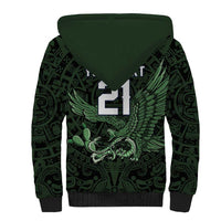 Green Mexico Aztec Custom Sherpa Hoodie Special Edition Heritage - Wonder Print Shop