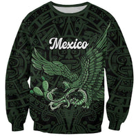 Green Mexico Aztec Custom Sweatshirt Special Edition Heritage - Wonder Print Shop