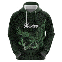 Green Mexico Aztec Custom Zip Hoodie Special Edition Heritage - Wonder Print Shop