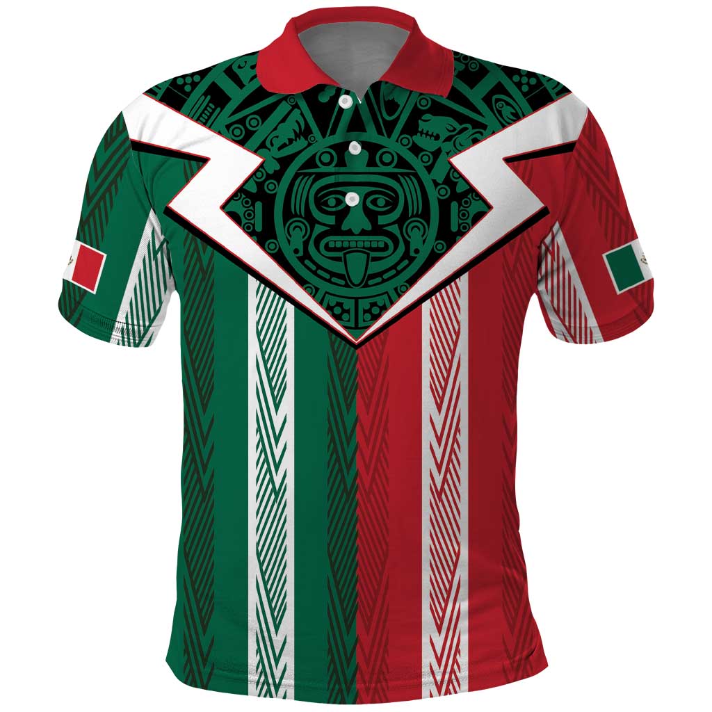 Custom World Soccer Mexico 2026 Polo Shirt El Tri Colors Heritage - Wonder Print Shop
