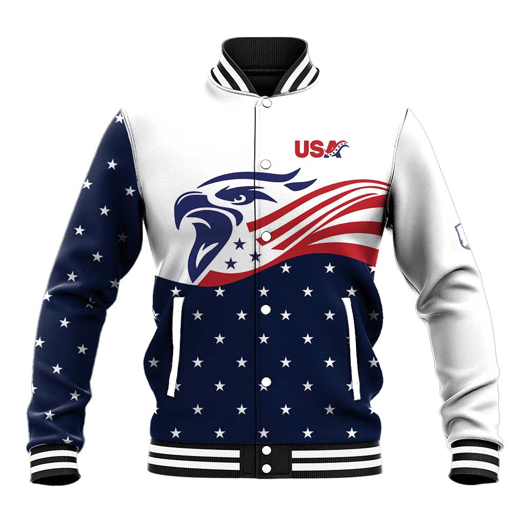 United States Soccer Baseball Jacket Stars and Stripes Special Edition Heritage - Wonder Print Shop