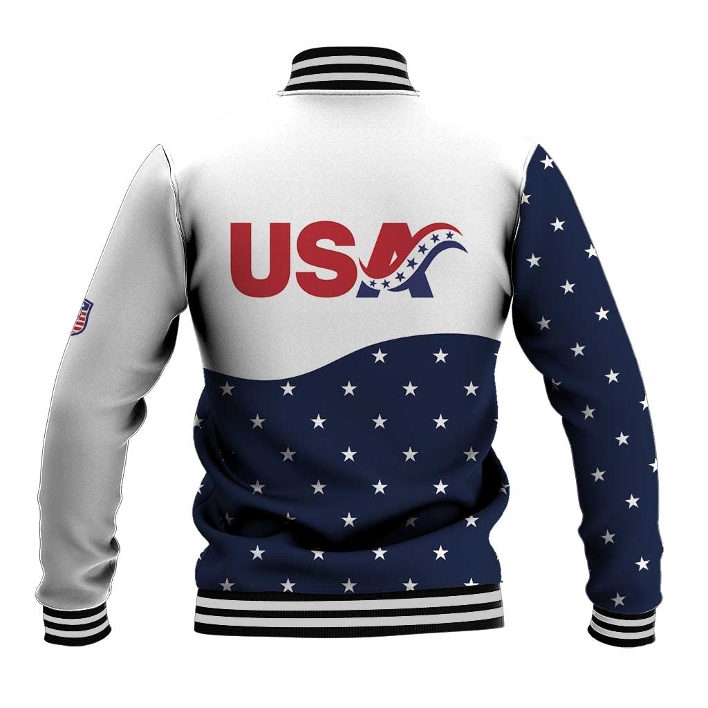United States Soccer Baseball Jacket Stars and Stripes Special Edition Heritage - Wonder Print Shop