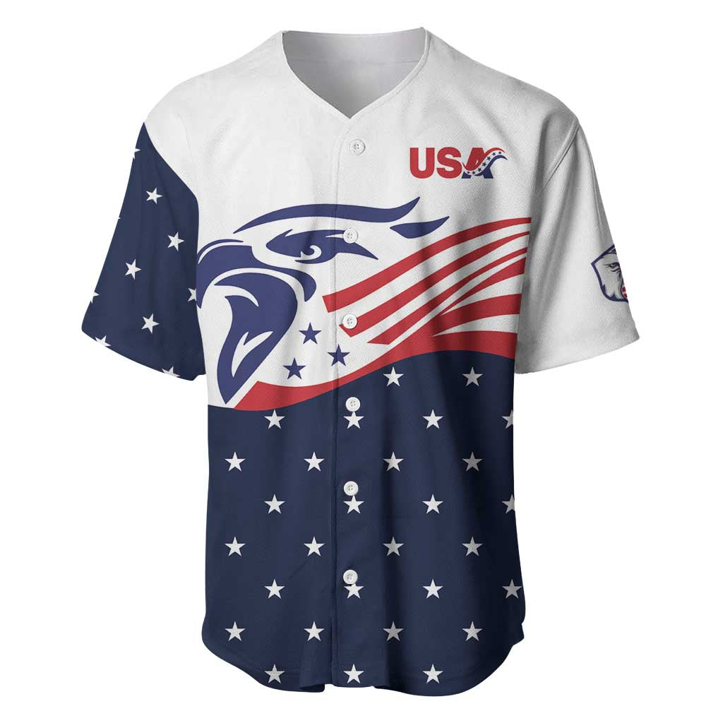 United States Soccer Baseball Jersey Stars and Stripes Special Edition Heritage - Wonder Print Shop
