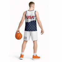 United States Soccer Basketball Jersey Stars and Stripes Special Edition Heritage - Wonder Print Shop