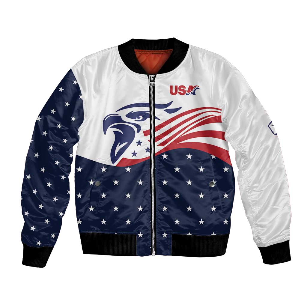 United States Soccer Bomber Jacket Stars and Stripes Special Edition Heritage - Wonder Print Shop
