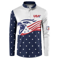 United States Soccer Button Sweatshirt Stars and Stripes Special Edition Heritage - Wonder Print Shop